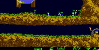 Lemmings Genesis Screenshot