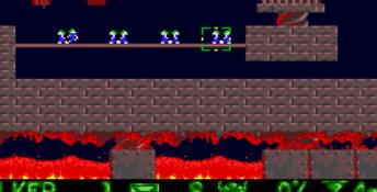 Lemmings Genesis Screenshot