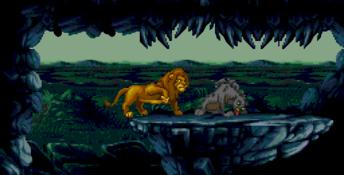 Fighting with the hyena