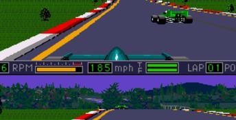 Mario Andretti Racing Genesis Screenshot
