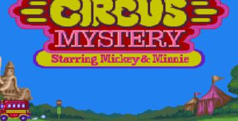 The Great Circus Mystery: Starring Mickey and Minnie Genesis Screenshot