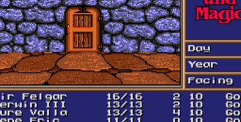 Might and Magic 2: Gates to Another World Genesis Screenshot
