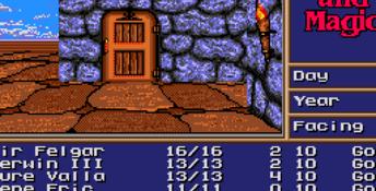Might and Magic 2: Gates to Another World Genesis Screenshot