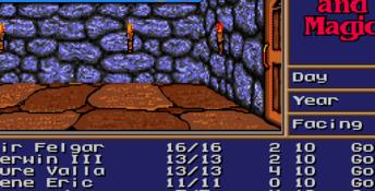 Might and Magic 2: Gates to Another World Genesis Screenshot