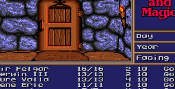 Might and Magic 2: Gates to Another World Genesis Screenshot
