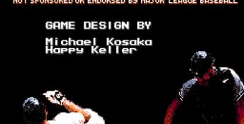 MLBPA Baseball Genesis Screenshot