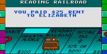 Monopoly Genesis Screenshot