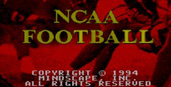 NCAA College Football Genesis Screenshot