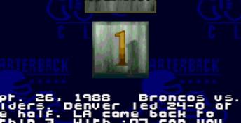 NFL Quarterback Club 32X Genesis Screenshot