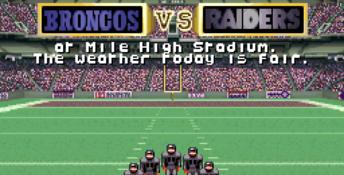 NFL Quarterback Club 32X Genesis Screenshot