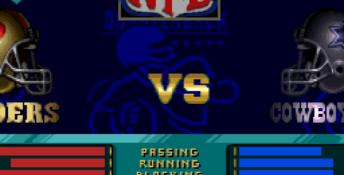 NFL Quarterback Club 32X Genesis Screenshot
