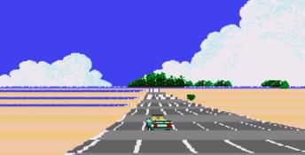 Outrun (1986) Genesis Screenshot