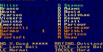 Premier Manager 97 Genesis Screenshot