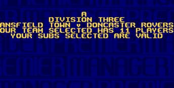 Premier Manager 97 Genesis Screenshot