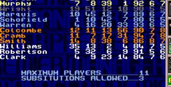 Premier Manager 97 Genesis Screenshot