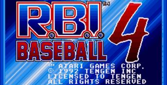 RBI Baseball 4 Genesis Screenshot