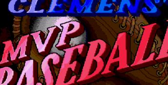 Roger Clements MVP Baseball Genesis Screenshot