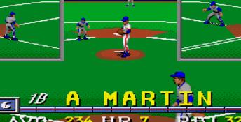 Roger Clements MVP Baseball Genesis Screenshot