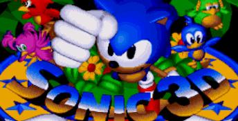 Sonic 3D Blast splash screen
