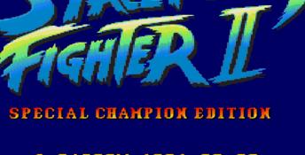 Street Fighter 2 Special Champion Edition Genesis Screenshot