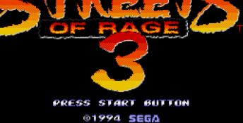 Streets of Rage 3 Genesis Screenshot