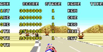 Super Hang-On Genesis Screenshot