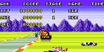 Super Hang-On Genesis Screenshot