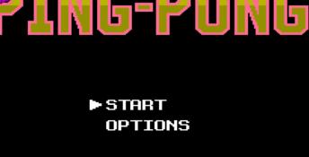 Super Ping Pong Genesis Screenshot
