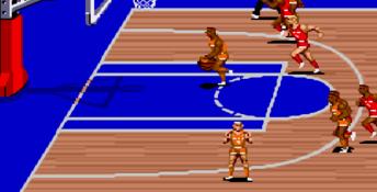 Super Real Basketball Genesis Screenshot