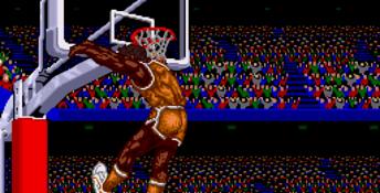 Super Real Basketball Genesis Screenshot
