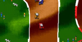 Super Skidmarks Genesis Screenshot