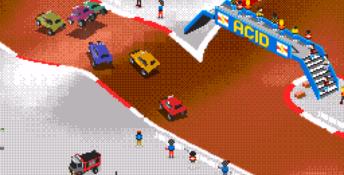 Super Skidmarks Genesis Screenshot