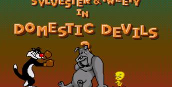 Sylvester and Tweety in Cagey Capers Genesis Screenshot
