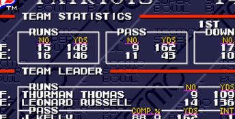 Tecmo Super Bowl Genesis Screenshot
