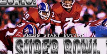 Tecmo Super Bowl 2 SE Genesis Screenshot