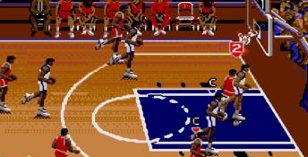 Tecmo Super NBA Basketball Genesis Screenshot