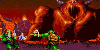Teenage Mutant Hero Turtles: Tournament Fighters Genesis Screenshot