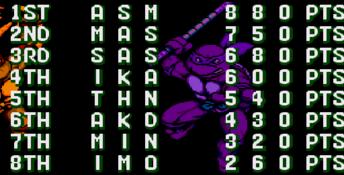 Teenage Mutant Ninja Turtles: Return of the Shredder Genesis Screenshot