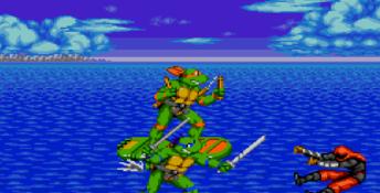 Teenage Mutant Ninja Turtles: Return of the Shredder Genesis Screenshot