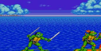 Teenage Mutant Ninja Turtles: Return of the Shredder Genesis Screenshot