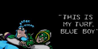 Subplot: This is my turf, blue boy.