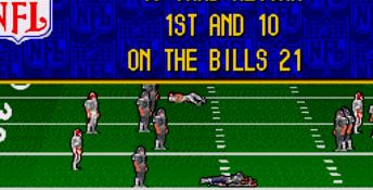 Troy Aikman NFL Football Genesis Screenshot