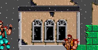 Two Crude Dudes Genesis Screenshot