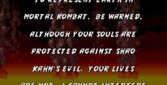 Ultimate Mortal Kombat 3 Genesis Screenshot