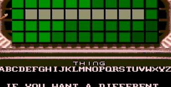Wheel of Fortune (1992) Genesis Screenshot