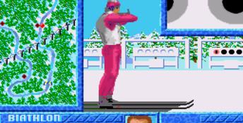 Winter Challenge Genesis Screenshot
