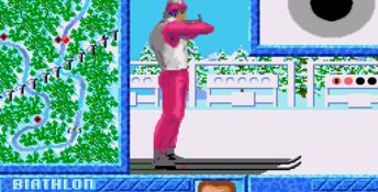 Winter Challenge Genesis Screenshot