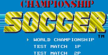 World Championship Soccer Genesis Screenshot