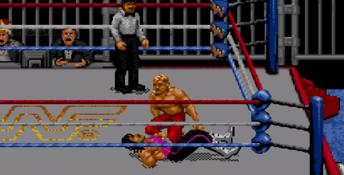 WWF RAW Genesis Screenshot