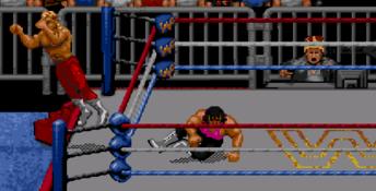 WWF RAW Genesis Screenshot